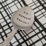 Samantha's Studio - "My Nutella Spoon" Quote Cutlery (Spoon), Stamped Cutlery
