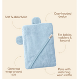 Kiin - Hooded Towel - Sky