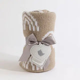 Living Textiles - Chenille Blanket - Rainbow Taupe