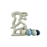 My Little Giggles - Silicone Bunny with Ring Teether Duo