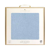 Living Textiles - Pram Knitted Blanket - Celestial Blue