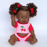 SALLI COLLECTIVE -  Dolls Top + Bloomer Shorts Set - Cherry
