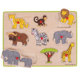 Artiwood - Bigjigs - Lift Out Puzzle - Safari