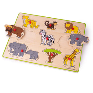 Artiwood - Bigjigs - Lift Out Puzzle - Safari