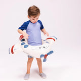 Swim Essential - Inflatable Split Swim Ring - Peter Plane, 55 cm