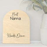 Inspired Wholesale - DIY Hand Print Plaque - Best Daddy