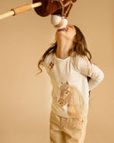 Bebe - WINNIE HORSE ORGANIC LS TEE 3-7 YRS