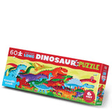 Crocodile Creek - Super Duper Long Puzzle 60 Pc - Dino World