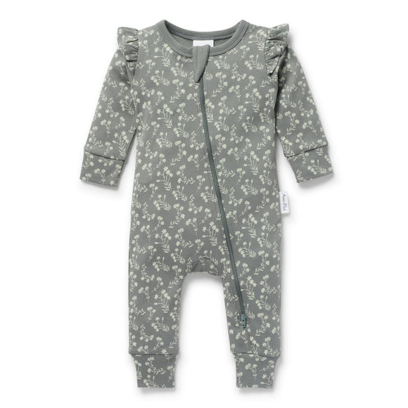 Aster & Oak - Mia Floral Zip Romper