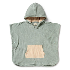 Wilson & Frenchy - Pistachio Organic Terry Hooded Poncho