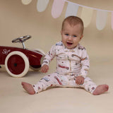 Snuggle Hunny - Vintage Cars Organic Snugglesuit Convertible Romper