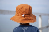 Acorn Kids - Chestnut Frayed Bucket Hat