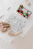 Nourish By Nature - Silicone Seek N Spot Colouring Mat- Princesses and Fairies