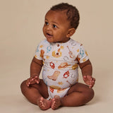 Snuggle Hunny - Cowboys Short Sleeve Organic Bodysuit