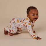 Snuggle Hunny - Cowboys Organic Snugglesuit Convertible Romper