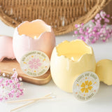 Lou Lou Bell - Wild Strawberry & Poppy Egg Shaped Candle