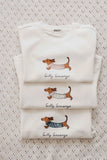 Bencer & Hazelnut - Tee: Silly Sausage Beige