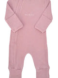 Rai & Co - Ribbed Onesie - Powder Pink