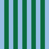 Project Ten - Green Blue Stripe Wine Bag