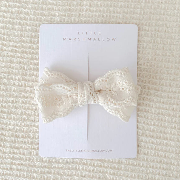 Little Marshmallow - Ribbon Bow - Daffodil