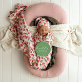 Snuggle Hunny - Strawberry Organic Muslin Wrap