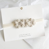 Chlea & Co -Pearl Periwinkle Crochet Headband