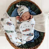 Snuggle Hunny - Little Racers Organic Muslin Wrap