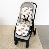 Snuggle Hunny - Diggers & Tractors Universal Organic Pram Liner