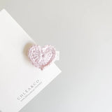 Chlea & Co - Petite Heart Crochet Clip