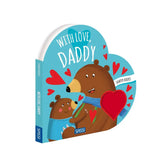 Sassi - Sassi Shaped Board Book - with Love Daddy