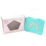 Mum Made Yum - Bento Lunchbox (Large) - Teal Rainbow