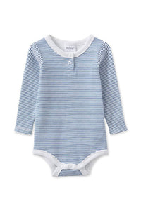 Milky - Boys Blue Stripe Bubbysuit