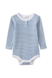 Milky - Boys Blue Stripe Bubbysuit