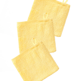 Kiin - Wash Cloths 3 Pack - Buttercup