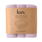 Kiin - Wash Cloths 3 Pack - Lilac