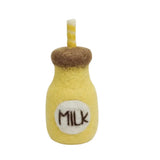 SALLI COLLECTIVE - Felt Dolly Drinks - Banana Milk