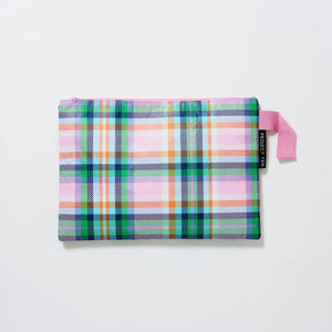 Project Ten - Plaid Zip Pouch