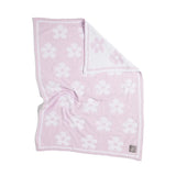Living Textiles - Chenille Blanket - Purple Flowers