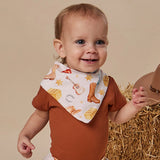 Snuggle Hunny - Dribble Bib - Cowboys