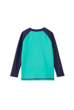 Milky - Boys - Green Panel Rash Vest