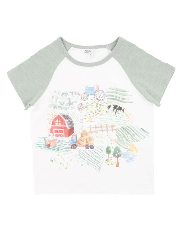Bebe - CLAYTON FARM SCENE TEE