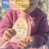 Sinchies - Silicone Squeezy Pouch - Pink Pastel Pop