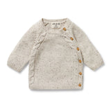 Wilson & Frenchy - Cookie and Cream Organic Knitted Kimono Cardigan