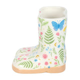 Lou Lou Bell - Luna Bloom Floral Print Ceramic Welly Boot Planter