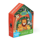 Crocodile Creek - Flat House Puzzle 50 Pc - Zoo