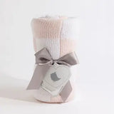 Living Textiles - Chenille Blanket - Checkered Pink