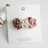 Chlea & Co - Darling Blossom Crochet Hair Clip