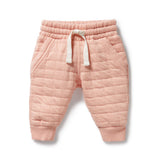 Wilson & Frenchy - Pretty Pink Organic Quilted Sweat Pant