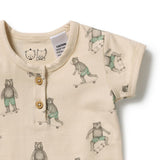 Wilson & Frenchy - Skater Club Organic Henley Bodysuit