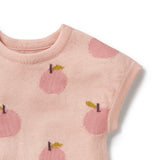 Wilson & Frenchy - Just Peachy Organic Knitted Growsuit